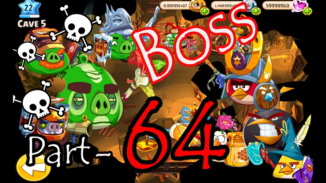 Angry Birds Epic: Part-64 Gameplay Chronicle Cave 17: Pig Porch 8-10 (Final Boss Battle) The End