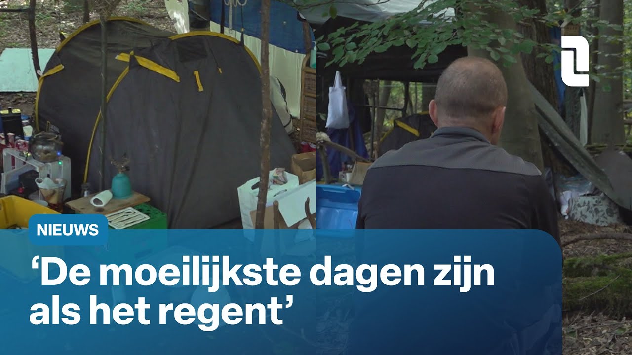 Tientallen dakloze arbeidsmigranten in bossen bij Venlo: 'Mijn ID-kaart werd gestolen' | L1 Nieuws
