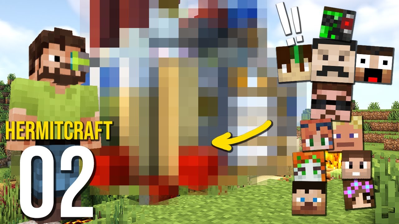 Hermitcraft 10  - Episode 2: Eleven hermits builds one base...