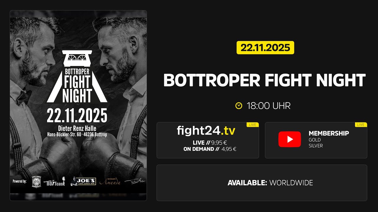 Bottroper Fight Night: Free Undercard