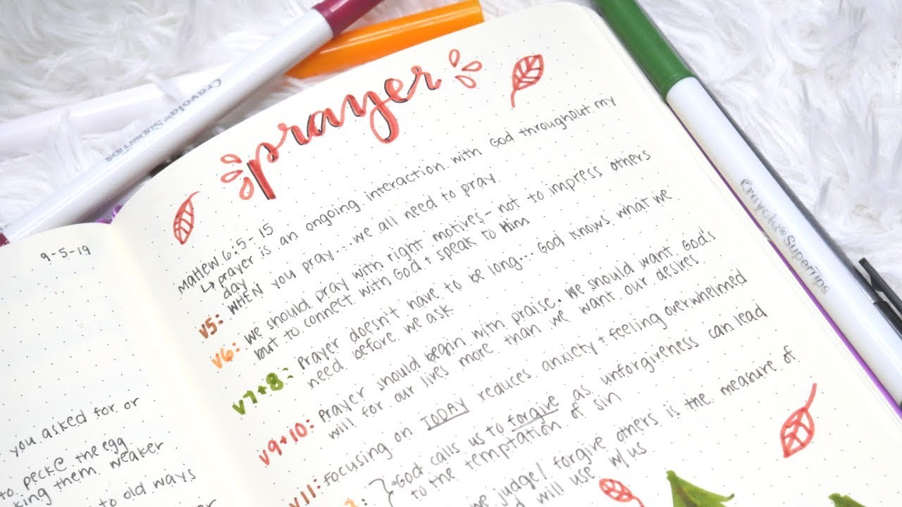 Bible Study on Prayer | How to Pray | Bible Study Journal