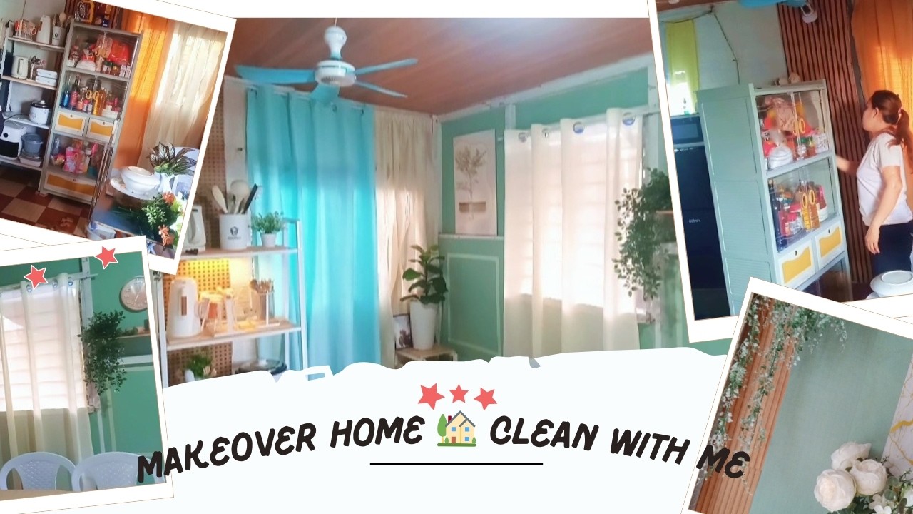 HOME make over| clean with me my idea decor diy 🏡 make over/ quick family vlog home