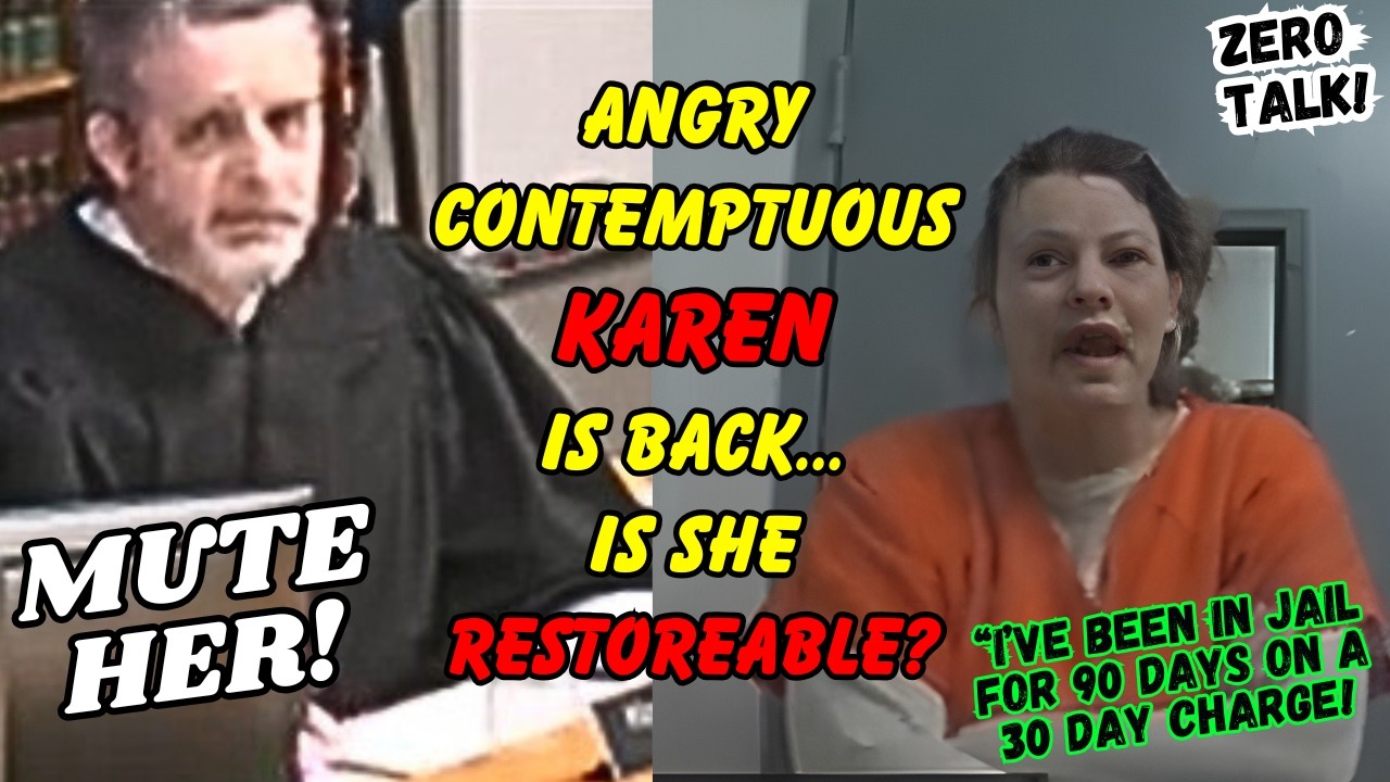 CRAY CRAY KAREN is Back For The Final Report...IS She Restoreable?  She Goes OUT With a BANG!