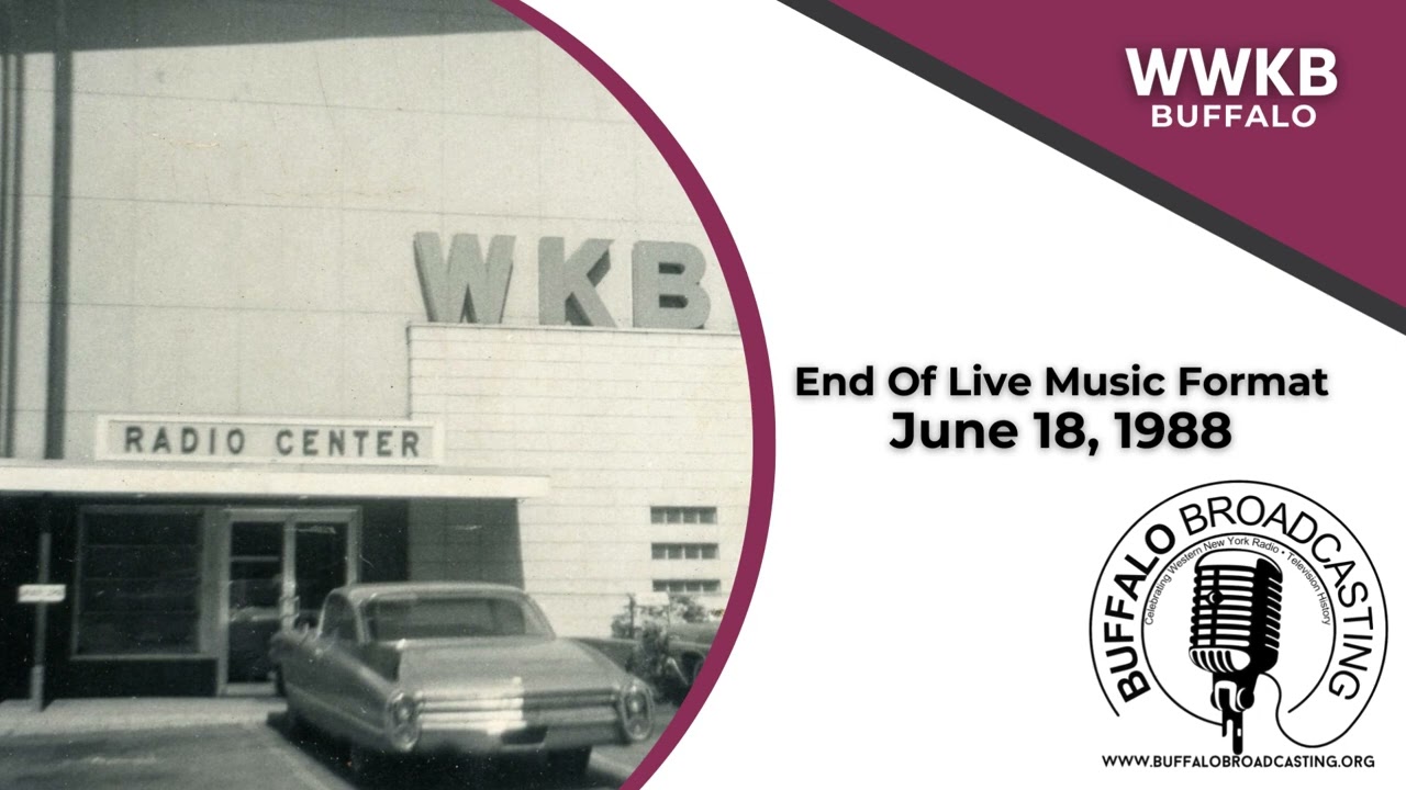 WWKB Radio: KB Ends Live Personality Era, June 18, 1988