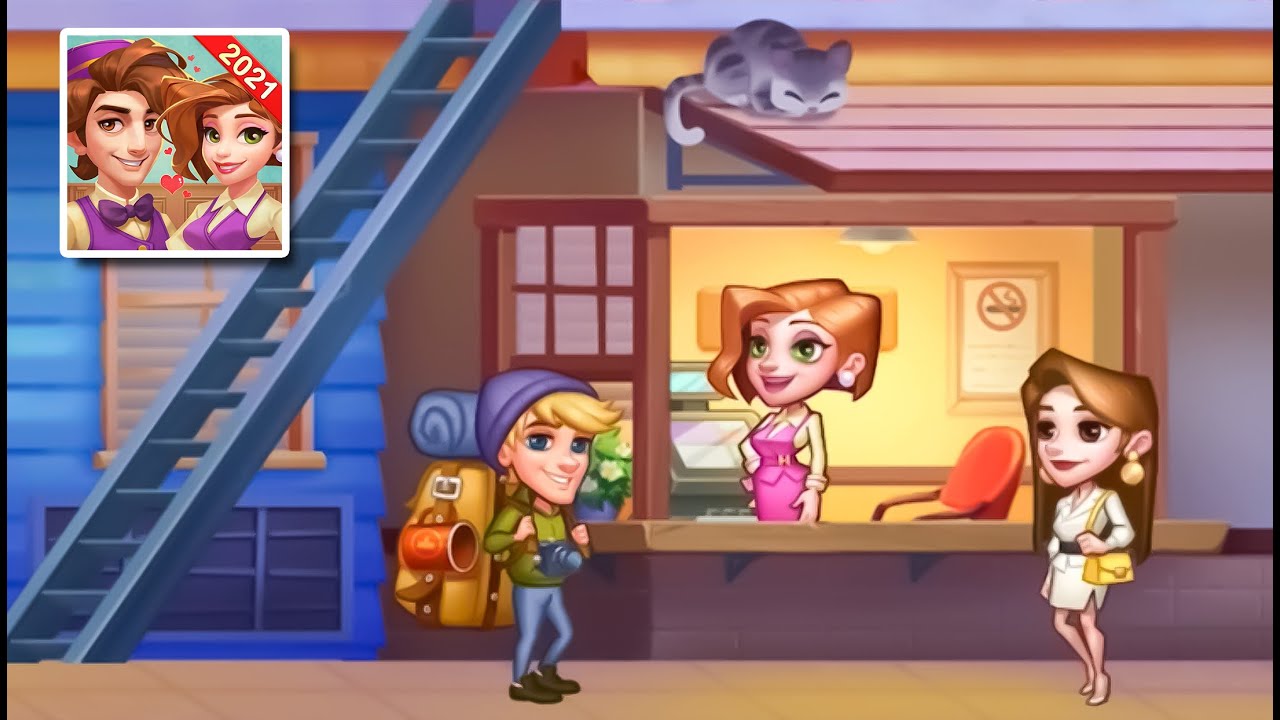 Hotel Craze™: Madness Hotel Game - Cowboy Motel Level 31 - 35 | Gameplay Walkthrough (iOS, Android)
