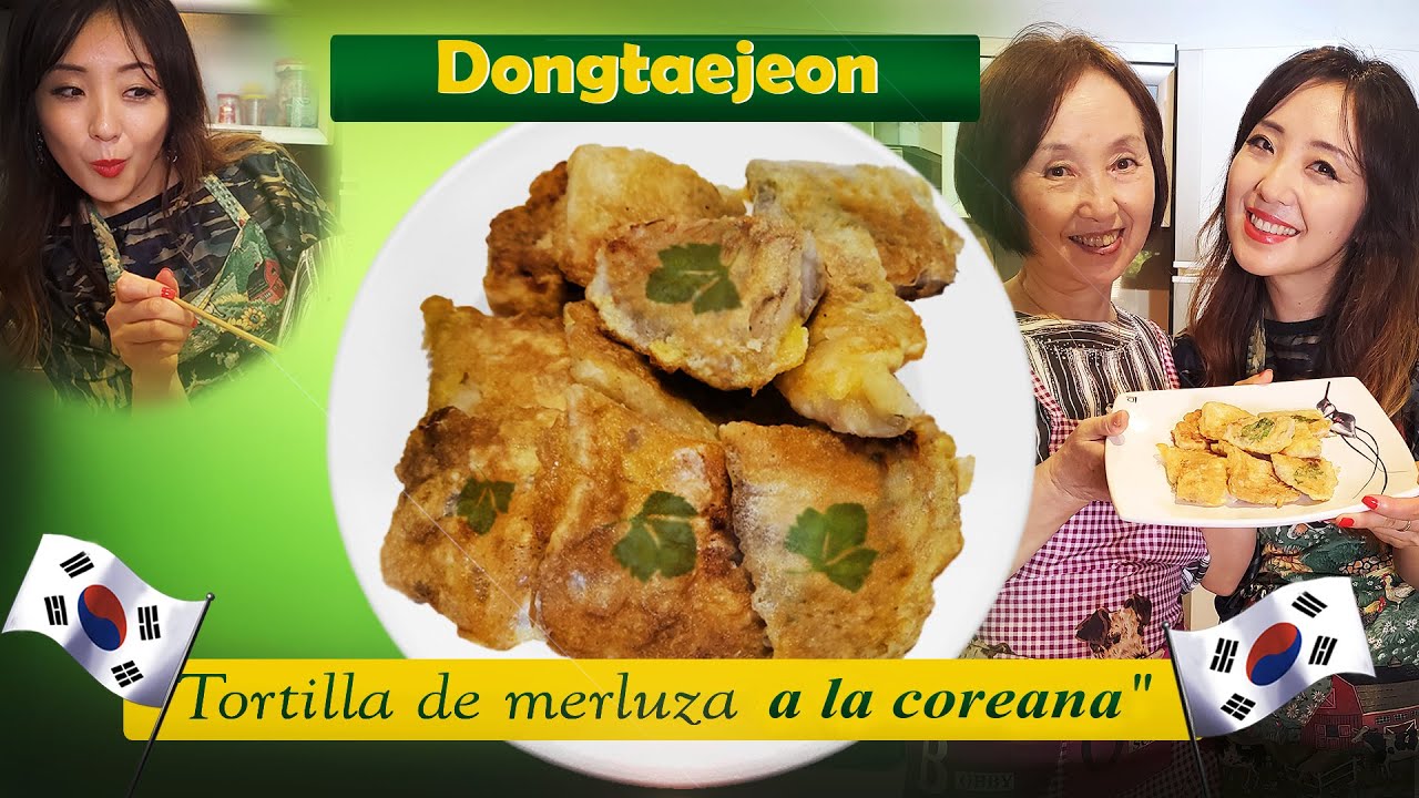 RECETA DE DONGTAEJEON  (TORTILLA DE MERLUZA): RÁPIDA EN 5 MINUTOS