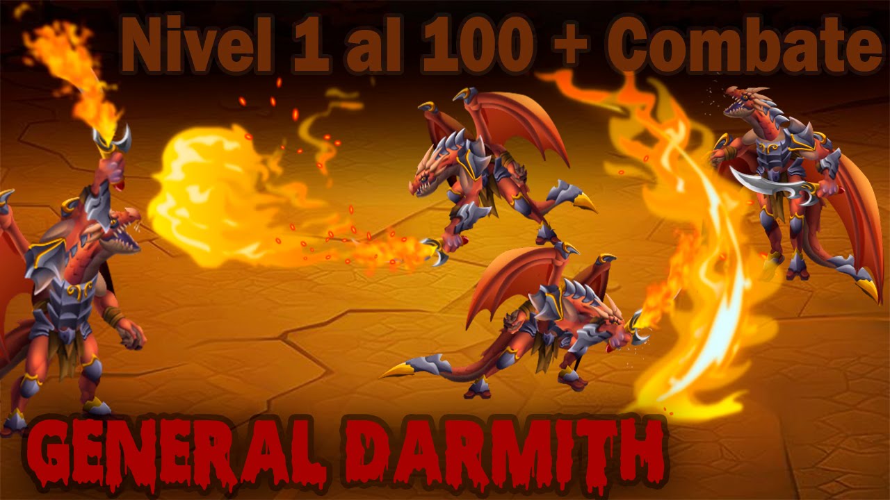 Monster Legends - General Darmith (Nivel 1 al 100) + Combate