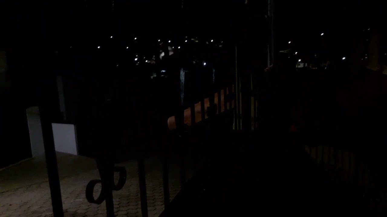 Explosão de poste de energia de madrugada parte 1 