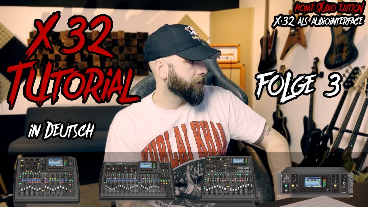 Behringer X32 als Audiointerface FOLGE 3/3 | Routing Tutorial deutsch