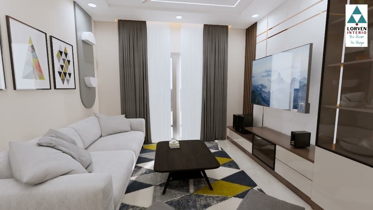 Stunning 3BHK Interiors by Lorven Interio | MyHome Sayuk Tellapur #lorveninterio #hyderabadinteriors