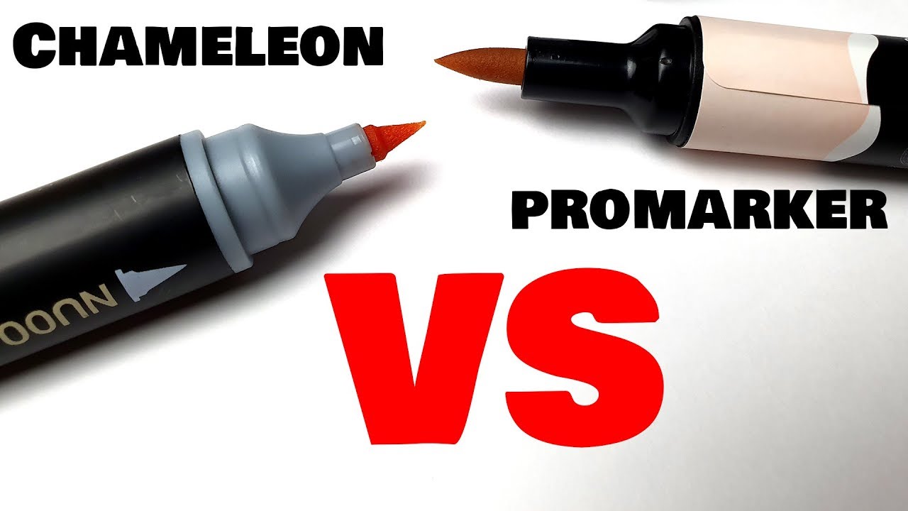 Test: Chameleon VS Promaker (feutre à alcool) premières impressions