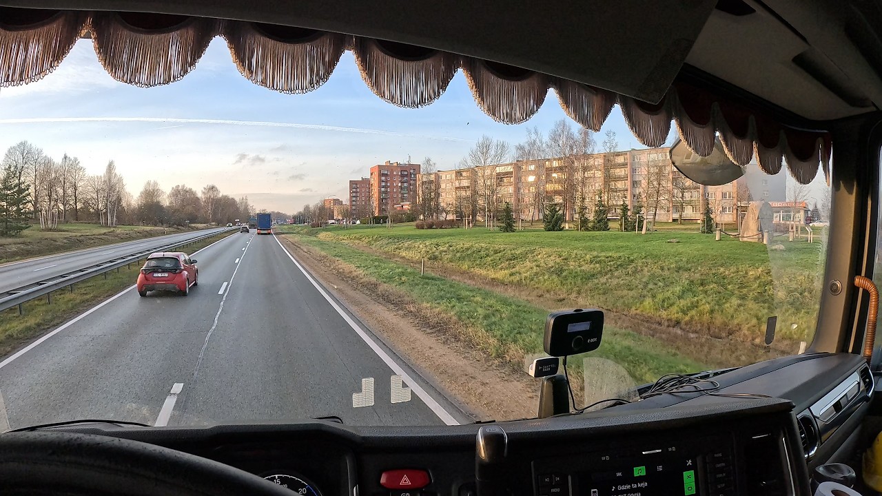 Truck Vlog - Estonia. Tallinn City, and Country Roads to Latvia.