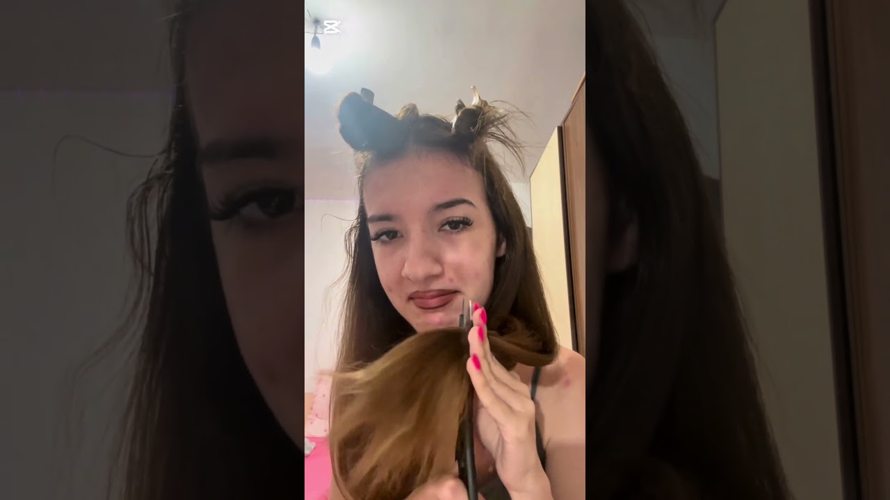M am tuns str&acirc;mb? Singură acasă #hairstyle #haircut