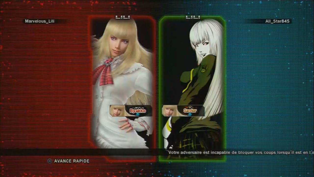 TEKKEN TAG 2 ONLINE : LILI VS LILI