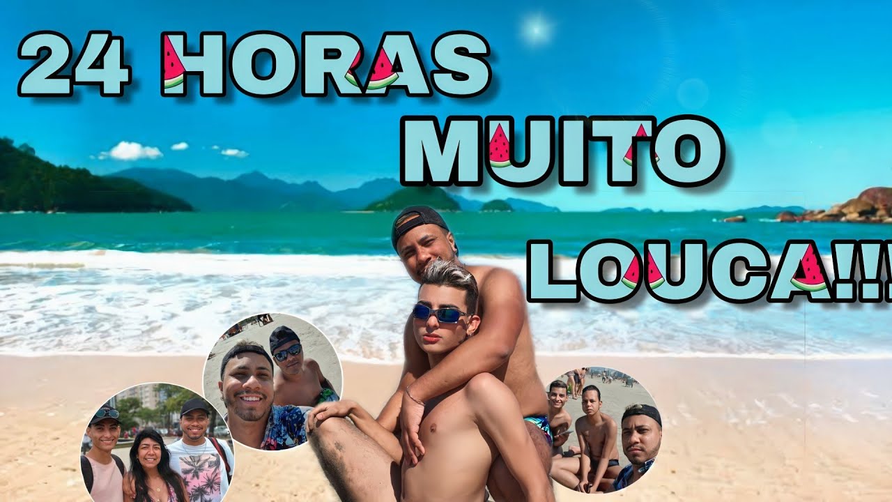 24 HORAS COM A GENTE | FOMOS A PRAIA 🏝😍