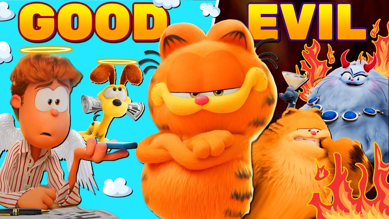The Garfield Movie Characters: Good to Evil 🐱