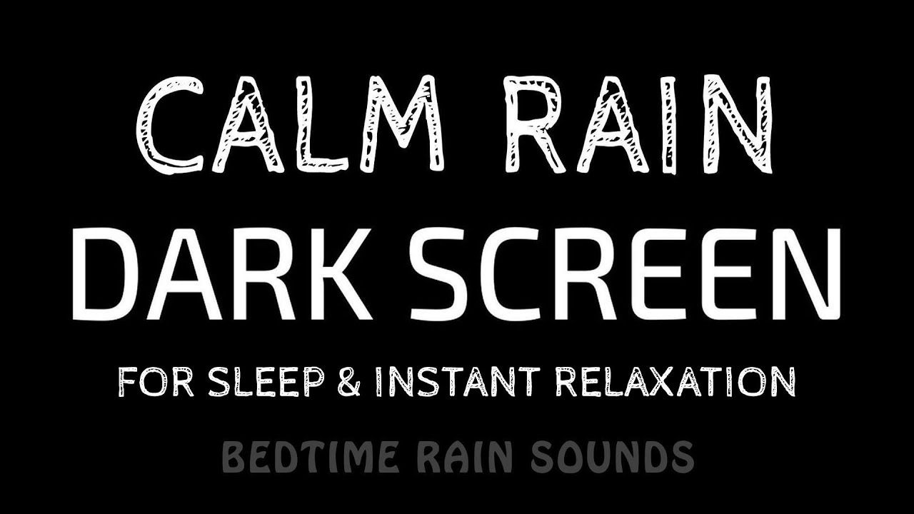 SLEEP FASTER with Calming RAIN Sounds (No Thunder) for Instant Anxiety Relief & Stress Reduction