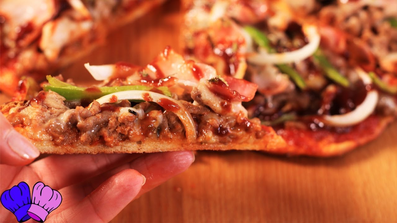 PIZZA BARBACOA CASERA🍕DOS VERSIONES DE ESTA PIZZA