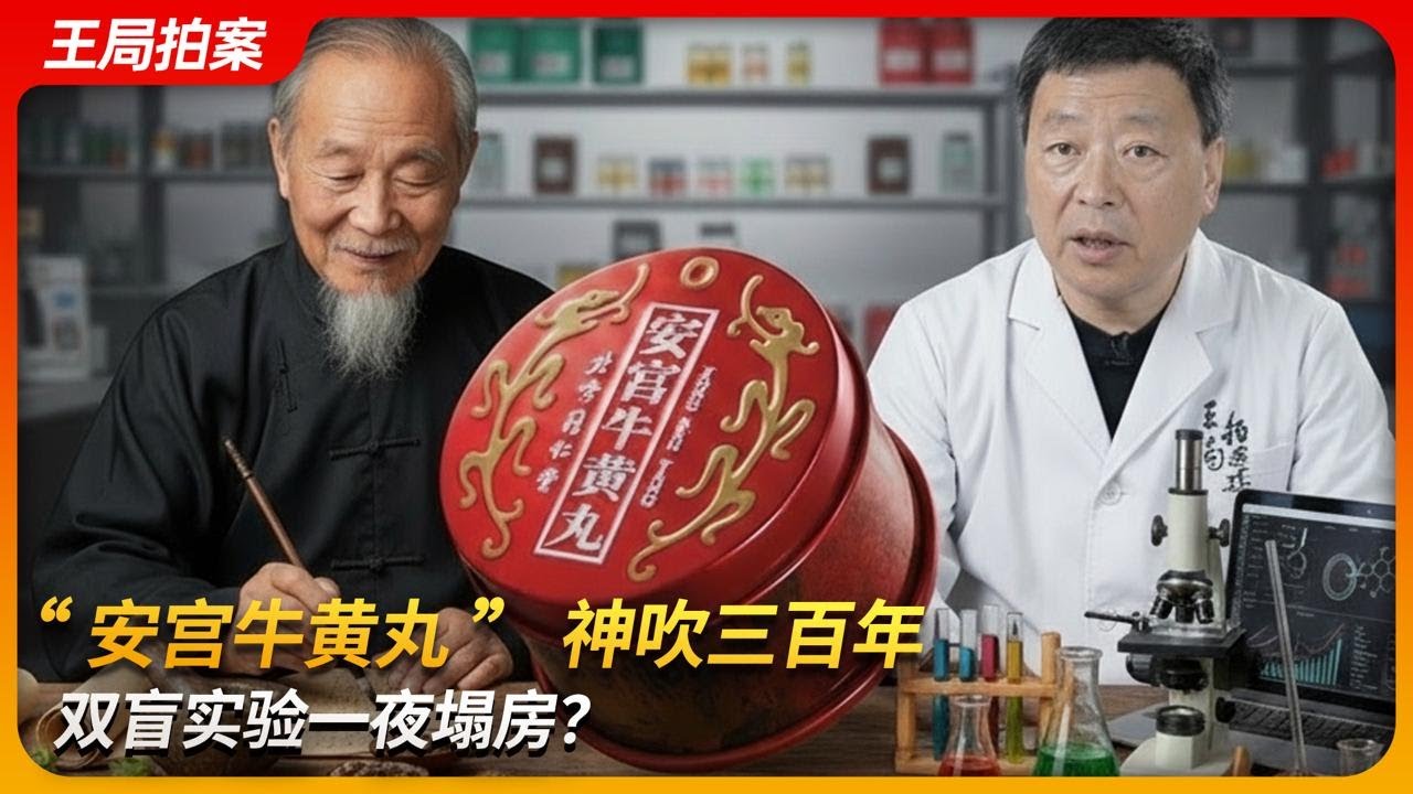 中药&ldquo;安宫牛黄丸&rdquo;神吹三百年，双盲实验一夜塌房？｜幸存者偏差｜安慰剂效应｜双盲实验｜王局拍案 20251009