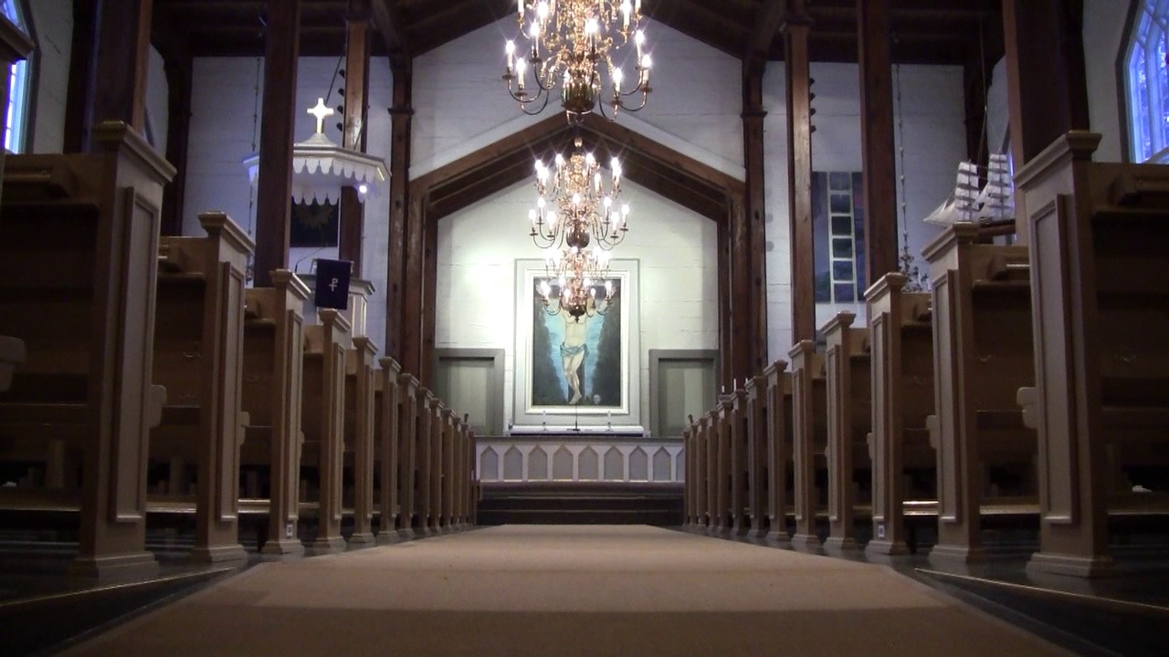 Oulunsalon kirkko Oulu kirkonseutu Oulunsalo Church uusgotiikkaa edustava puinen pitkäkirkko