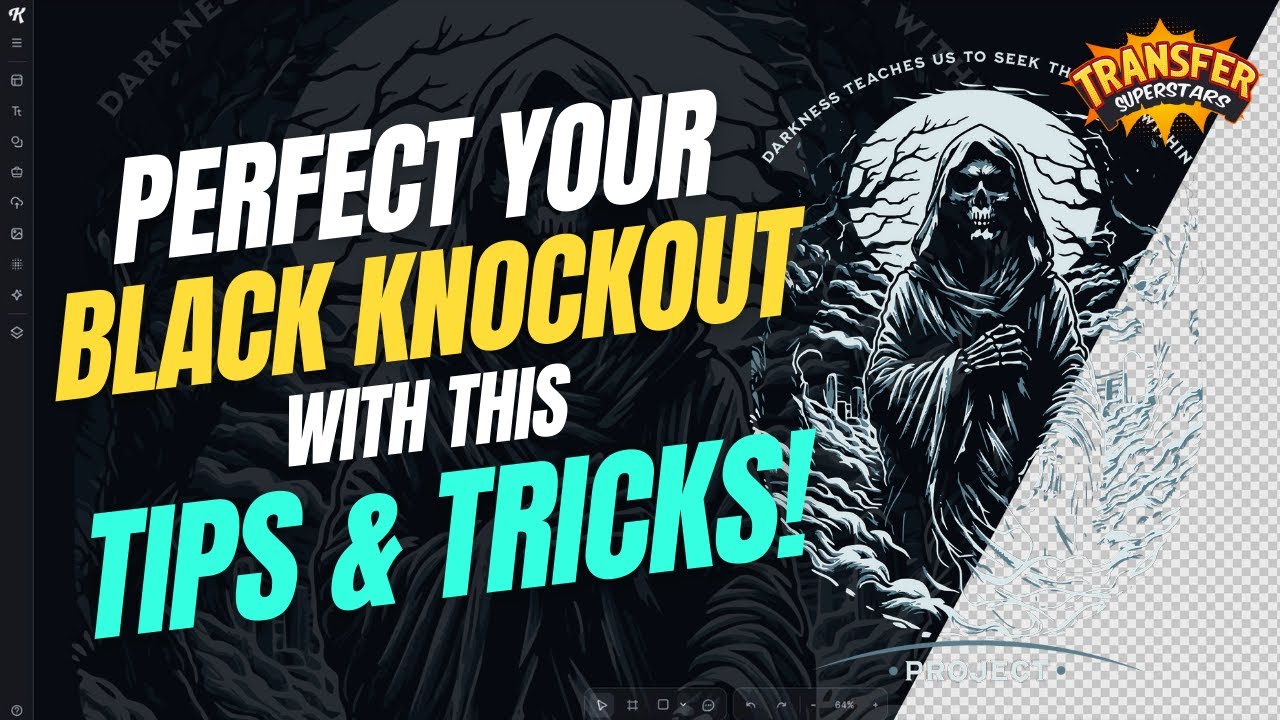 Best Color Knockout Method for DTF Prints Using Kittl