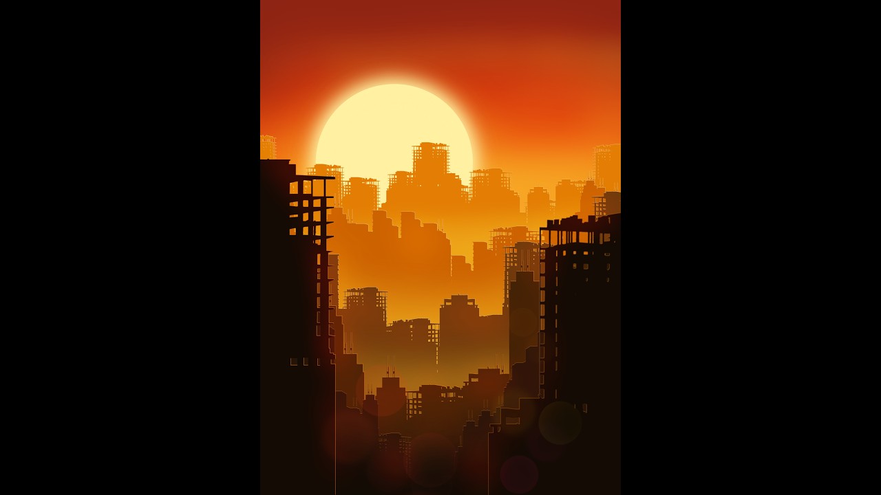 City Scape Sunset