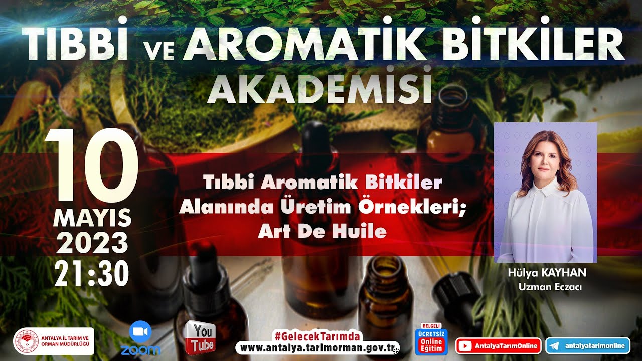 TIBBİ VE AROMATİK BİTKİLER AKADEMİSİ-38Tıbbi Aromatik BitkilerAlanında Üretim Örnekleri;Art De Huile