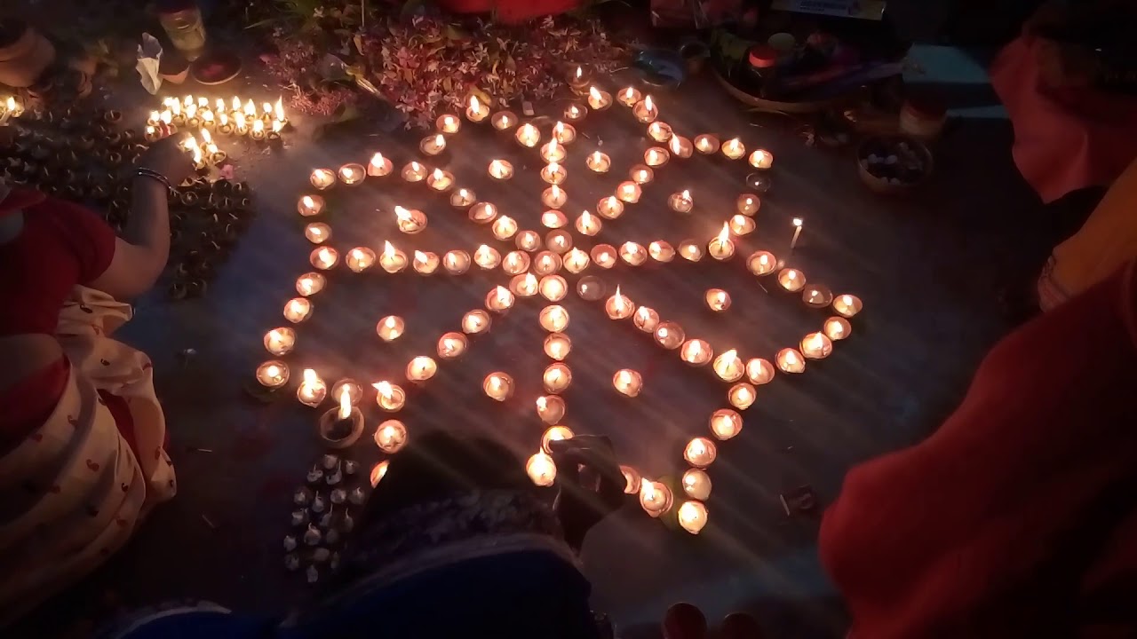 Durga mata Navami deep jalan