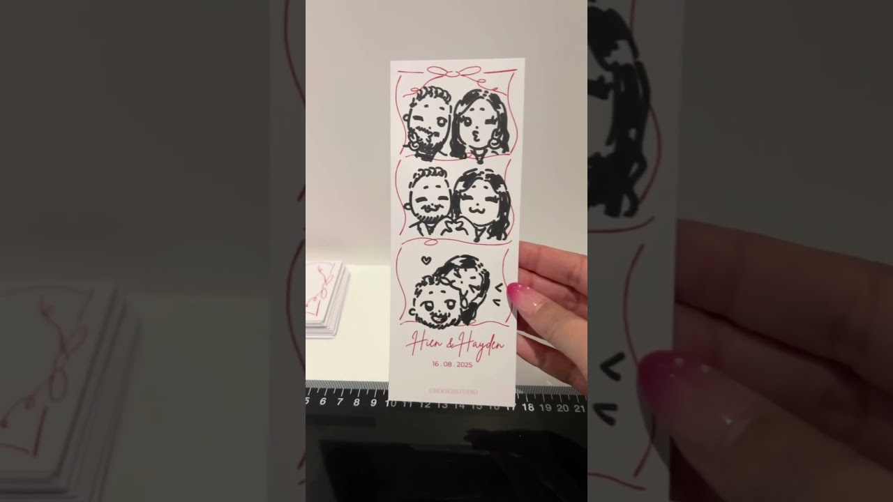 &hearts;️✨Wedding live drawing photobooth! #weddingfavors #LiveWeddingArtist #WeddingIdeas #brisbane