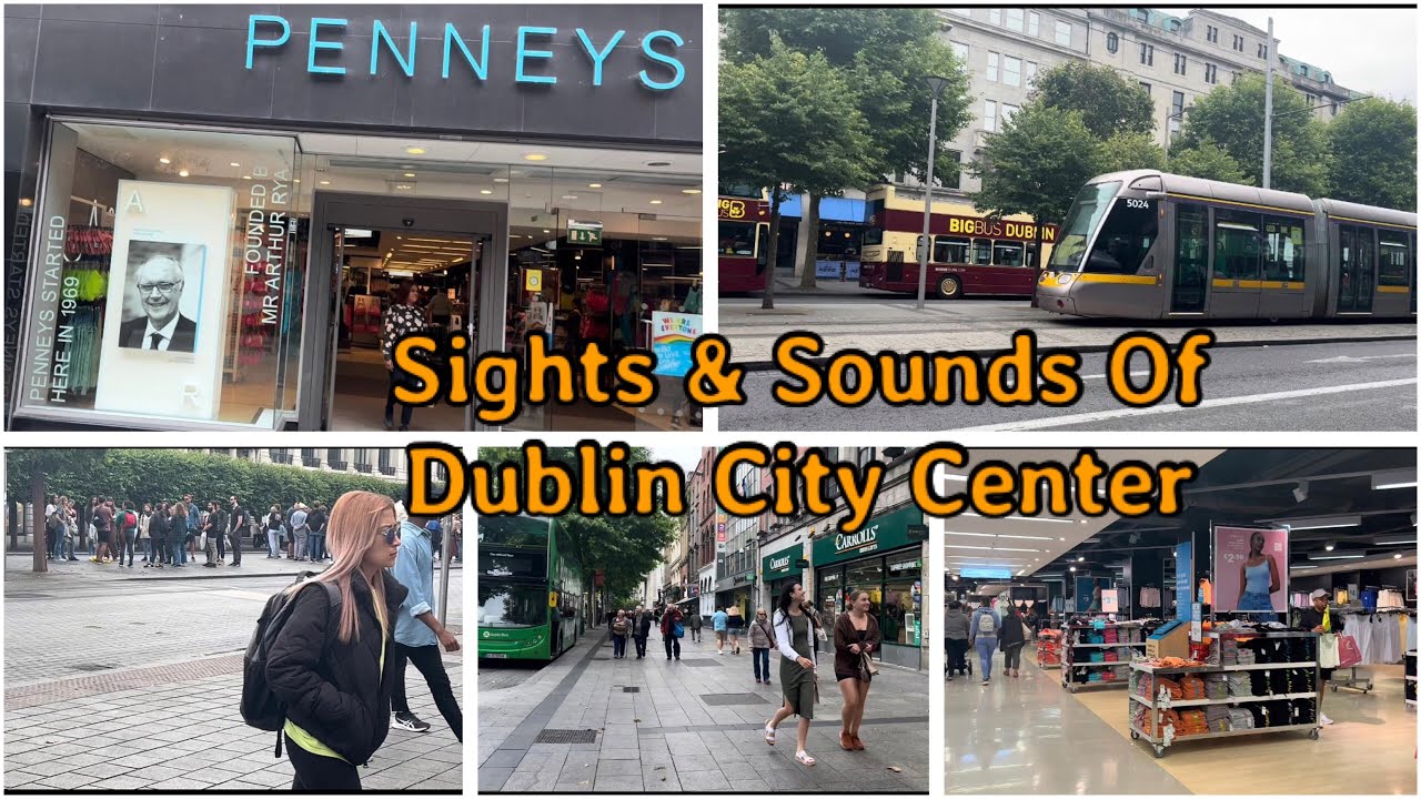 Tourists On The Streets Of Dublin | See The First Primark / Pennys To Exist | Dublin Living!