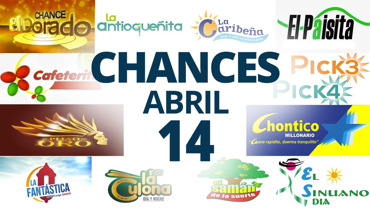 Resultados del Chance del Martes 14 de Abril de 2026  Loterias 😱🤑💰💵