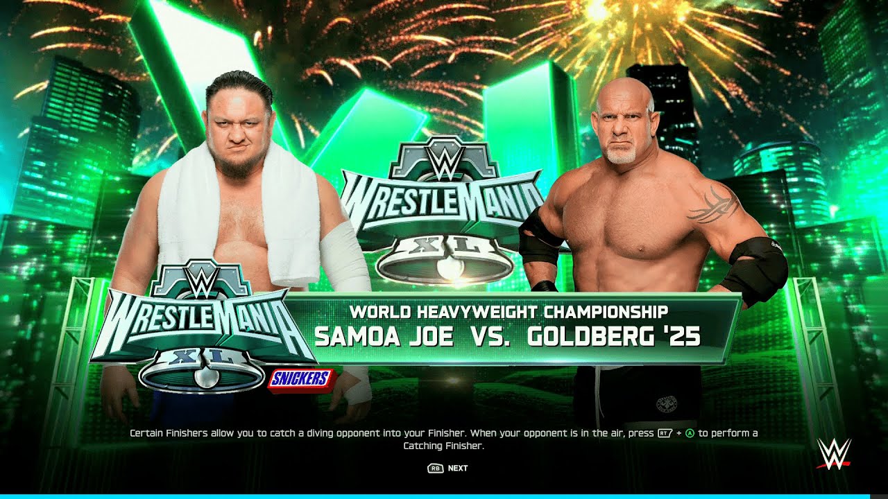 WWE 2K25 FULL MATCH - Joe vs. Goldberg - The ULTIMATE Rivalry!