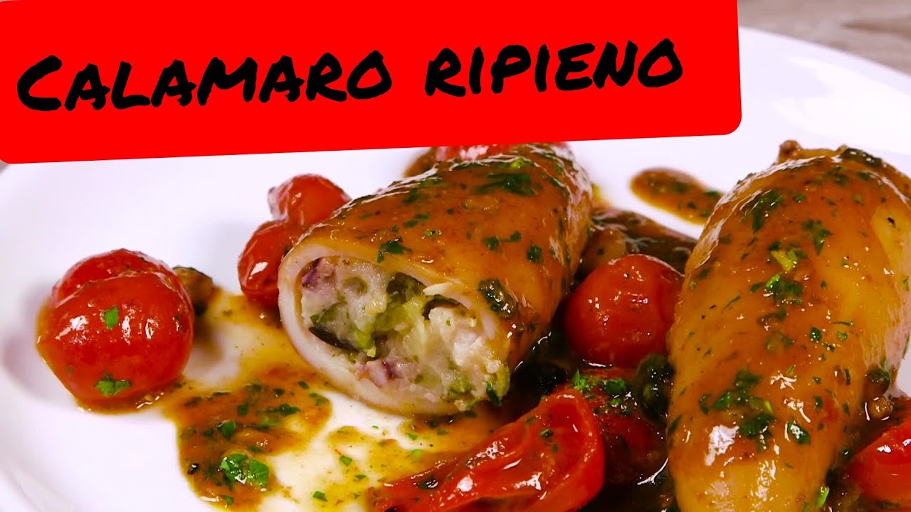 #Calamro ripieno #ricetta estiva molto #facile e buona