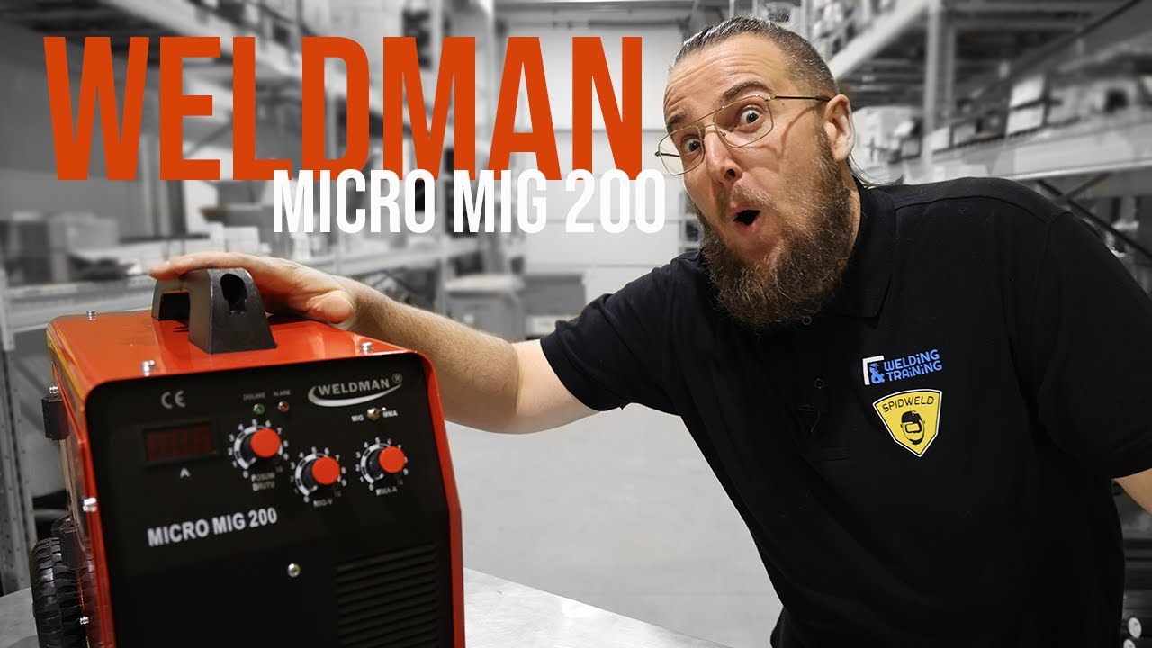 Spawarka Weldman Micro MIG 200 - unboxing, TEST SPAWANIA, om&oacute;wienie funkcji