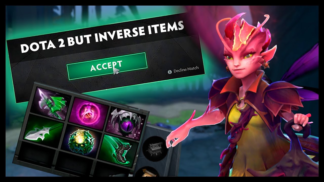 Dota 2 But Inverse Items