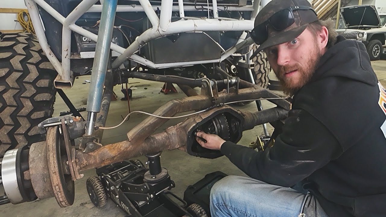 Сломан 14-болтовый мост и раздаточная коробка DANA 60!