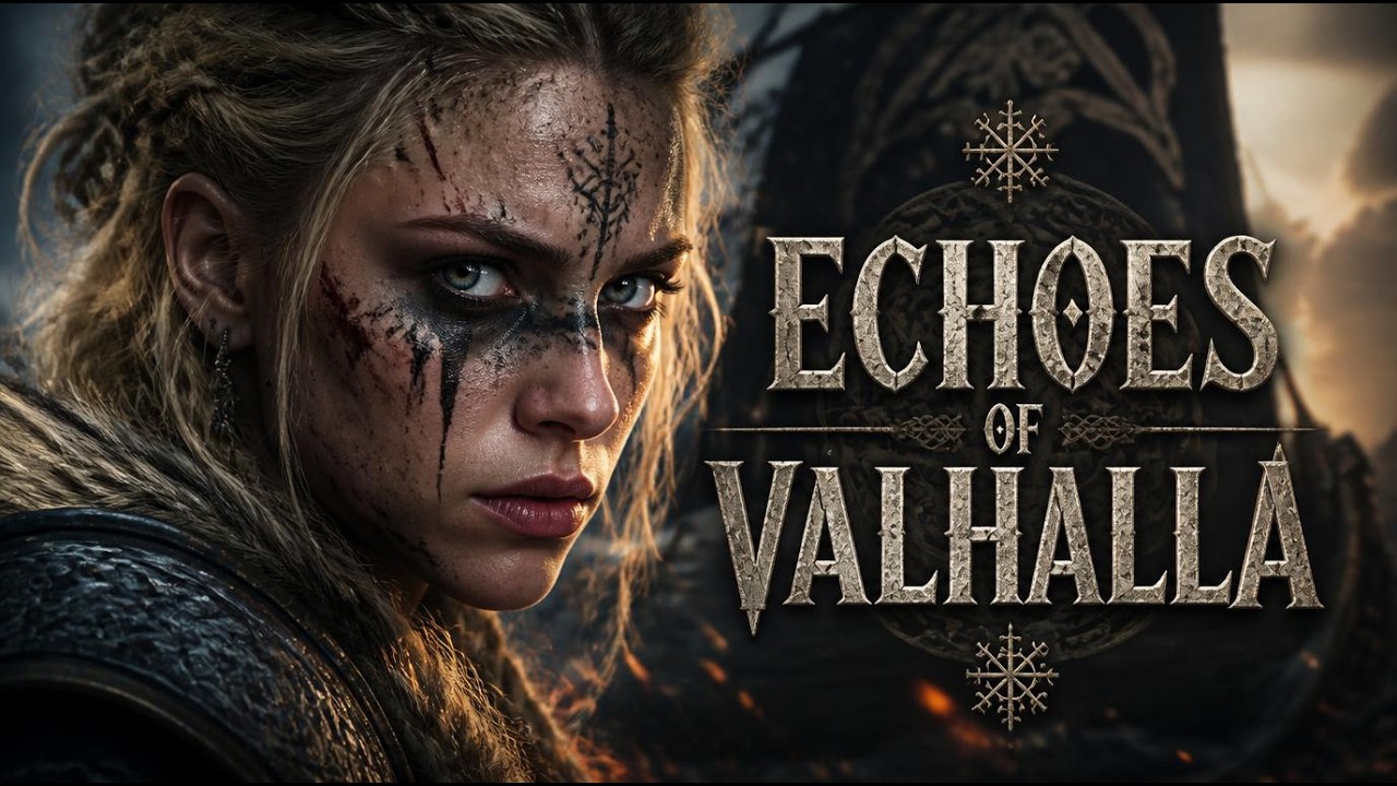 Echoes of Valhalla ⚔️ Powerful Nordic Viking Music & Warrior Songs 𖤍 Nordheim Melodies 🛡️
