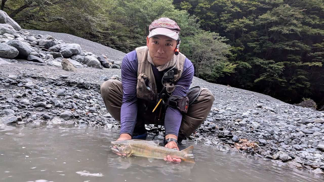 有終の美を飾った46センチの大アマゴ！！【渓流餌釣り】2025年９月の釣行