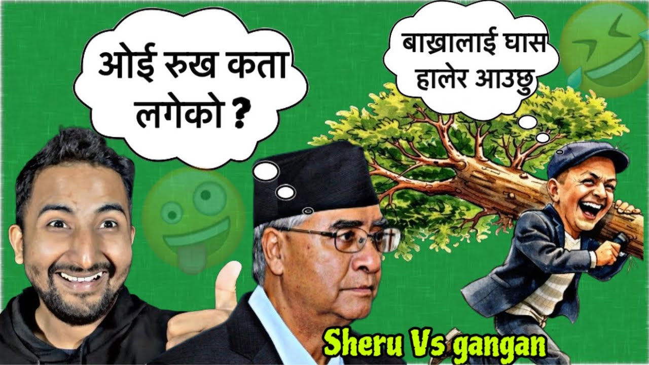शेर vs गगन 😀 रुख हराएर तनाब