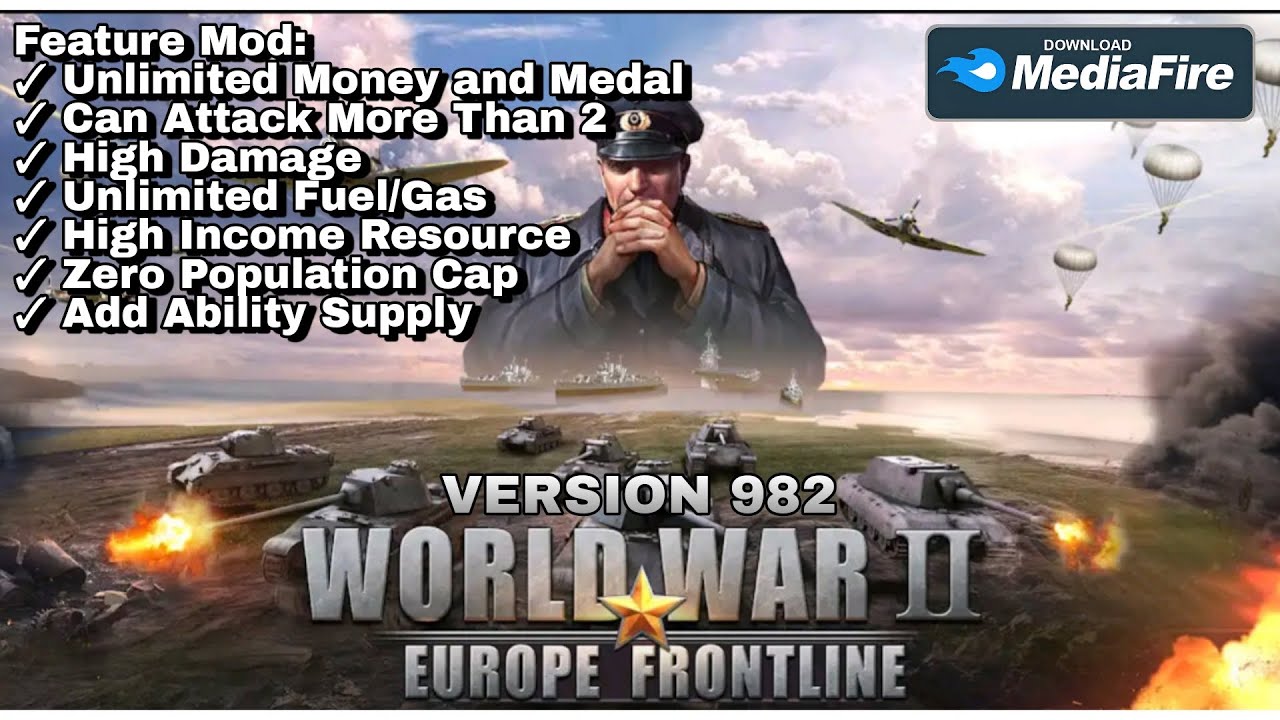 UPDATE !! WORLD WAR 2 : STRATEGY GAMES VERSION 982. DOWNLOAD NOW