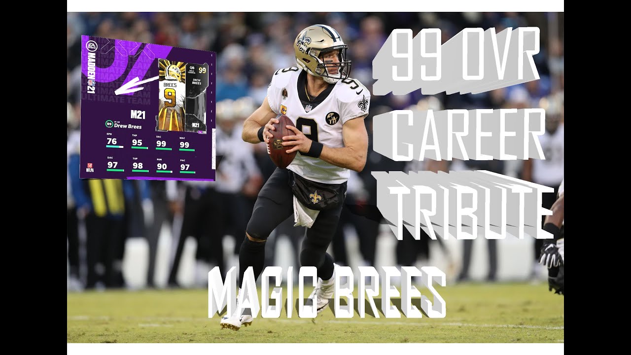 99 CAREER TRIBUTE DREW BREES GAMEPLAY