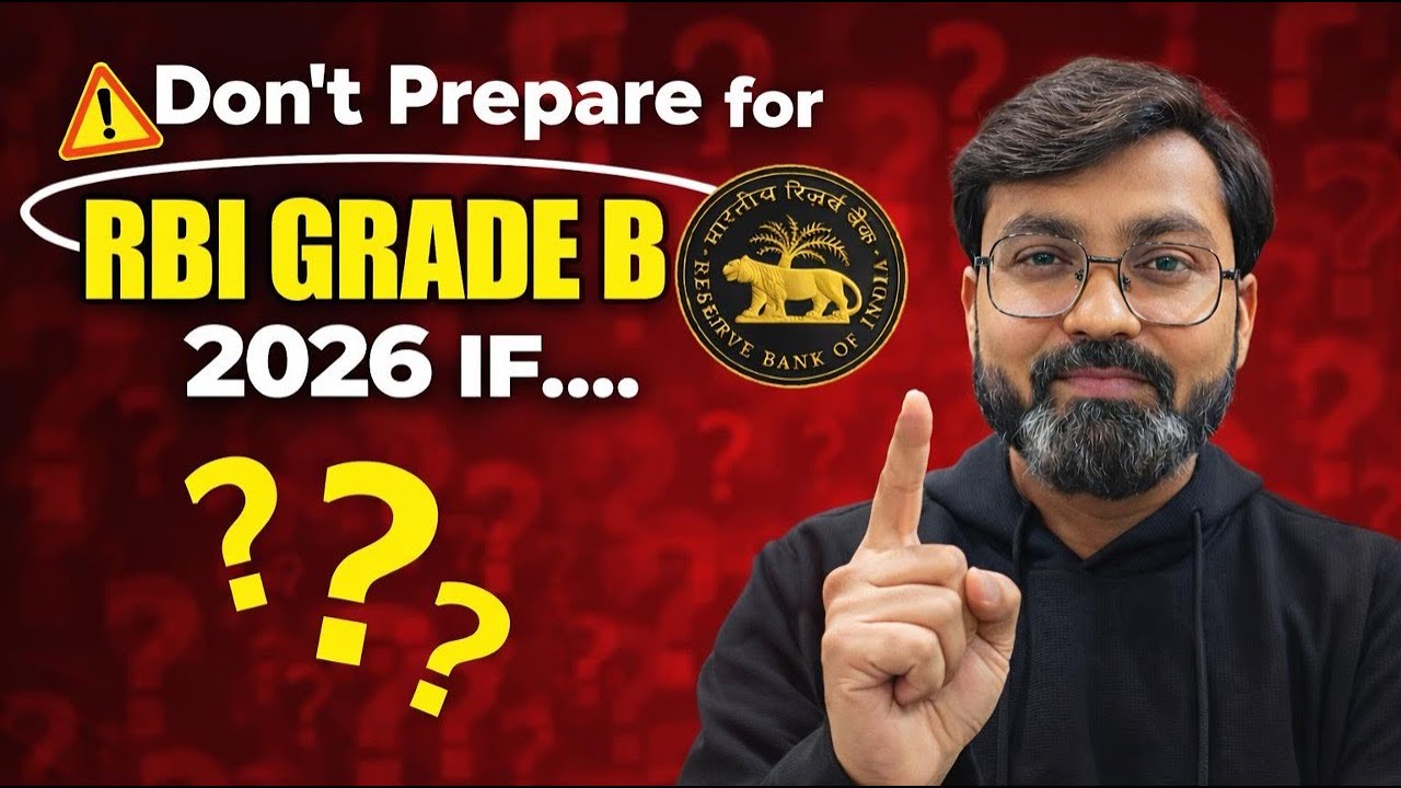 RBI Grade B Aspirants Must Watch This Before Starting Preparation | RBI Grade B Reality Check #rbi