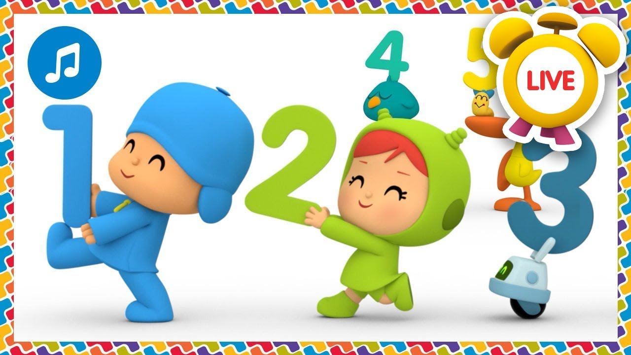Canta e Impara i Numeri| CANZONI, VIDEO e CARTONI ANIMATI per bambini | Pocoyo LIVE in Italiano