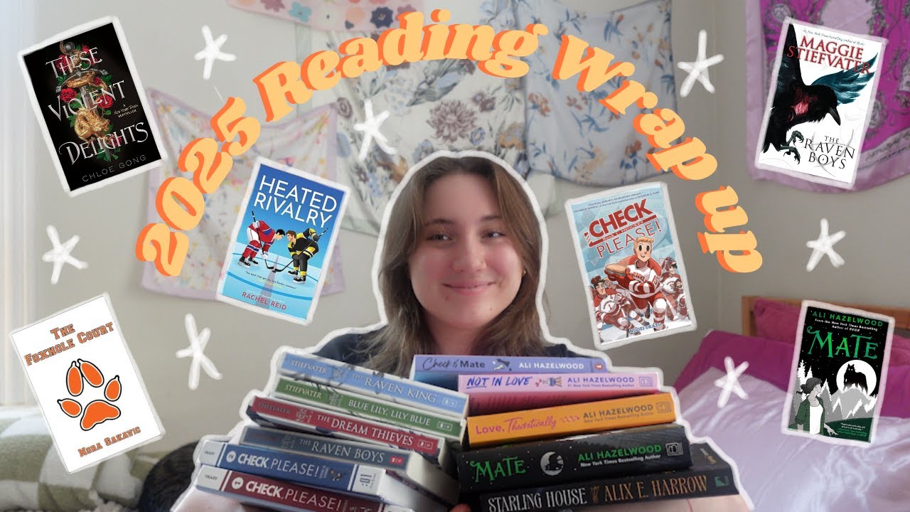 2025 reading wrap up 📚✨ Heated Rivalry + Ali Hazelwood + Check Please!