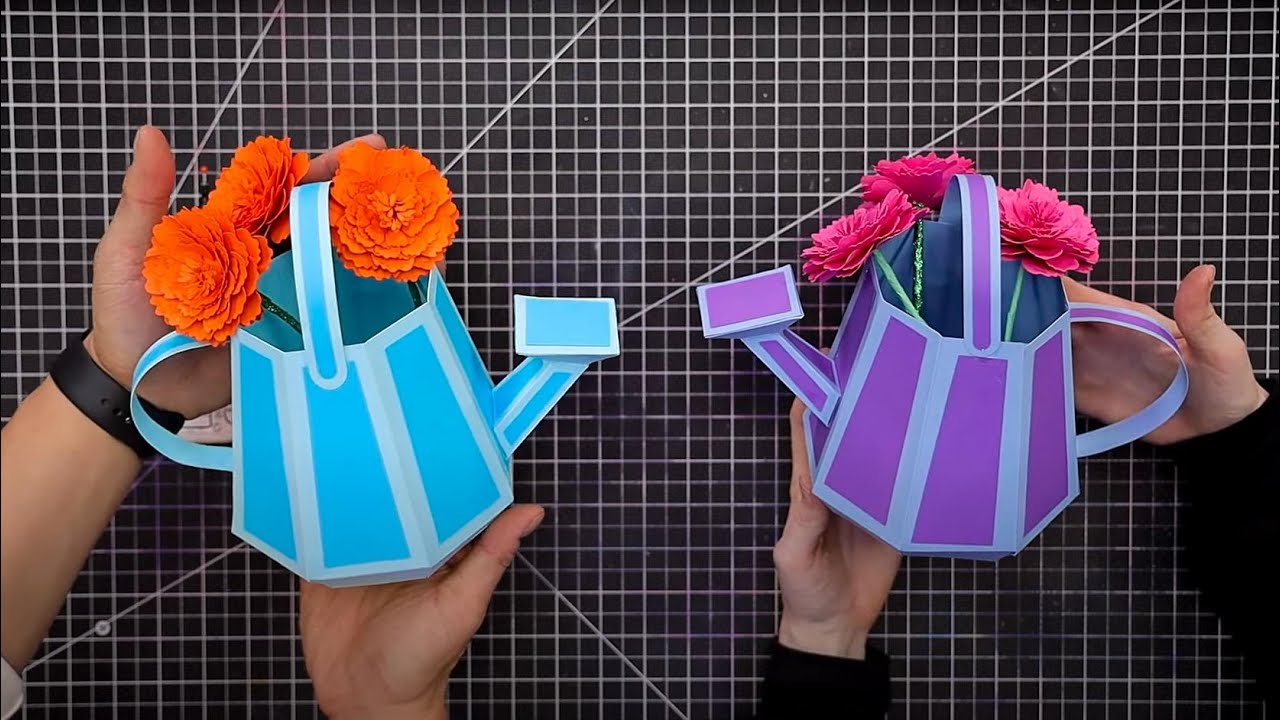 How to Assemble 3D Paper Crafts | Beginner Friendly | DIY Spring Center Piece | Craft-Along