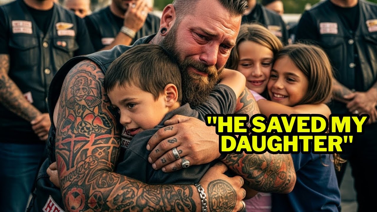 Poor Boy Missed Adoption Meeting to Save Bikers Daughter, Next Day Hells Angels Changed His Life