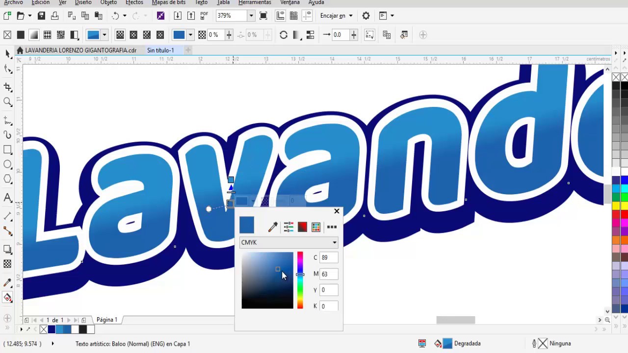 COREL DRAW 2017 EDITAR TEXTO PARA FLYER