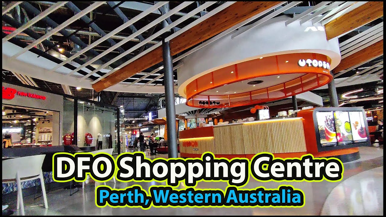 Quick Walk Tour around DFO Shopping Centre in Perth, Western Australia