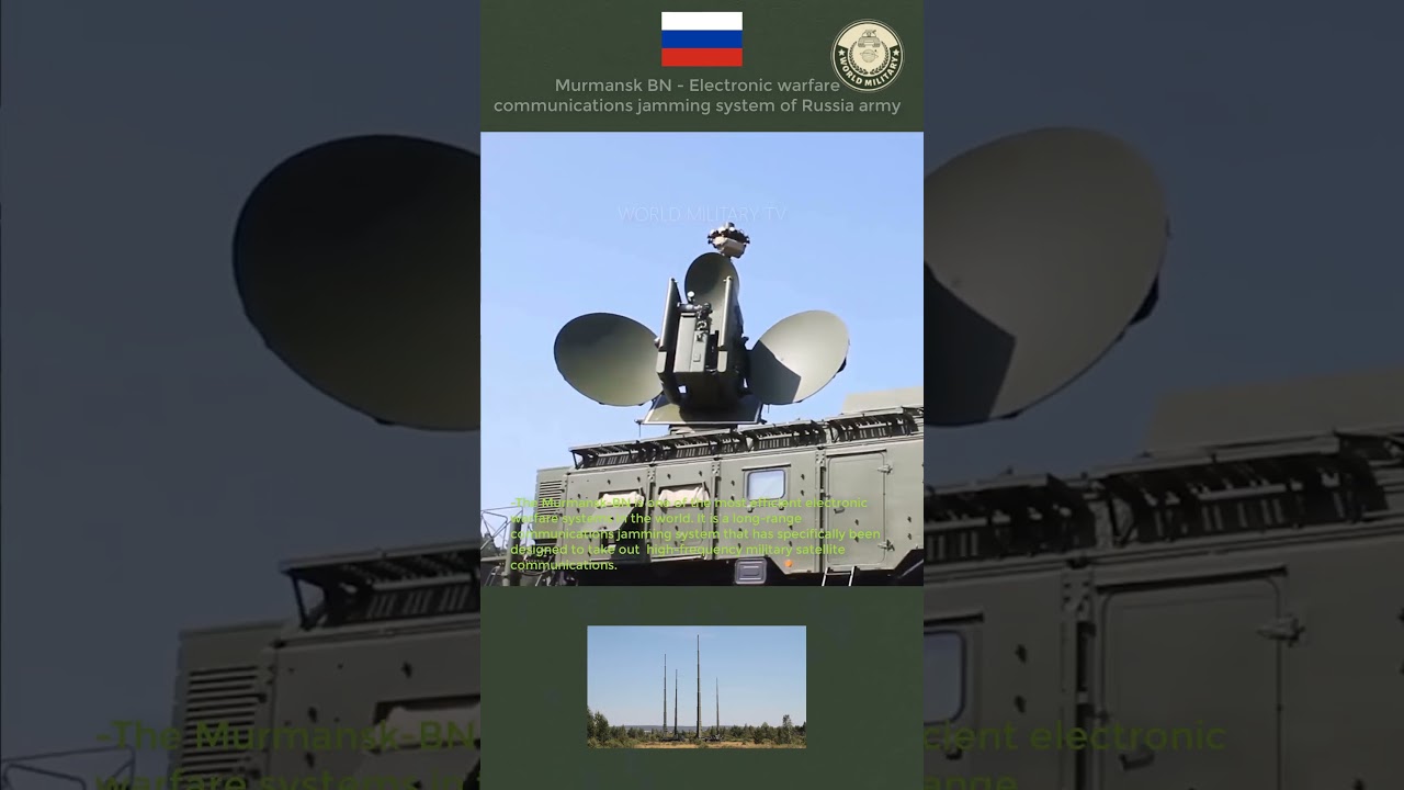 Murmansk BN - Electronic warfare communications jamming system of Russia army #military #army