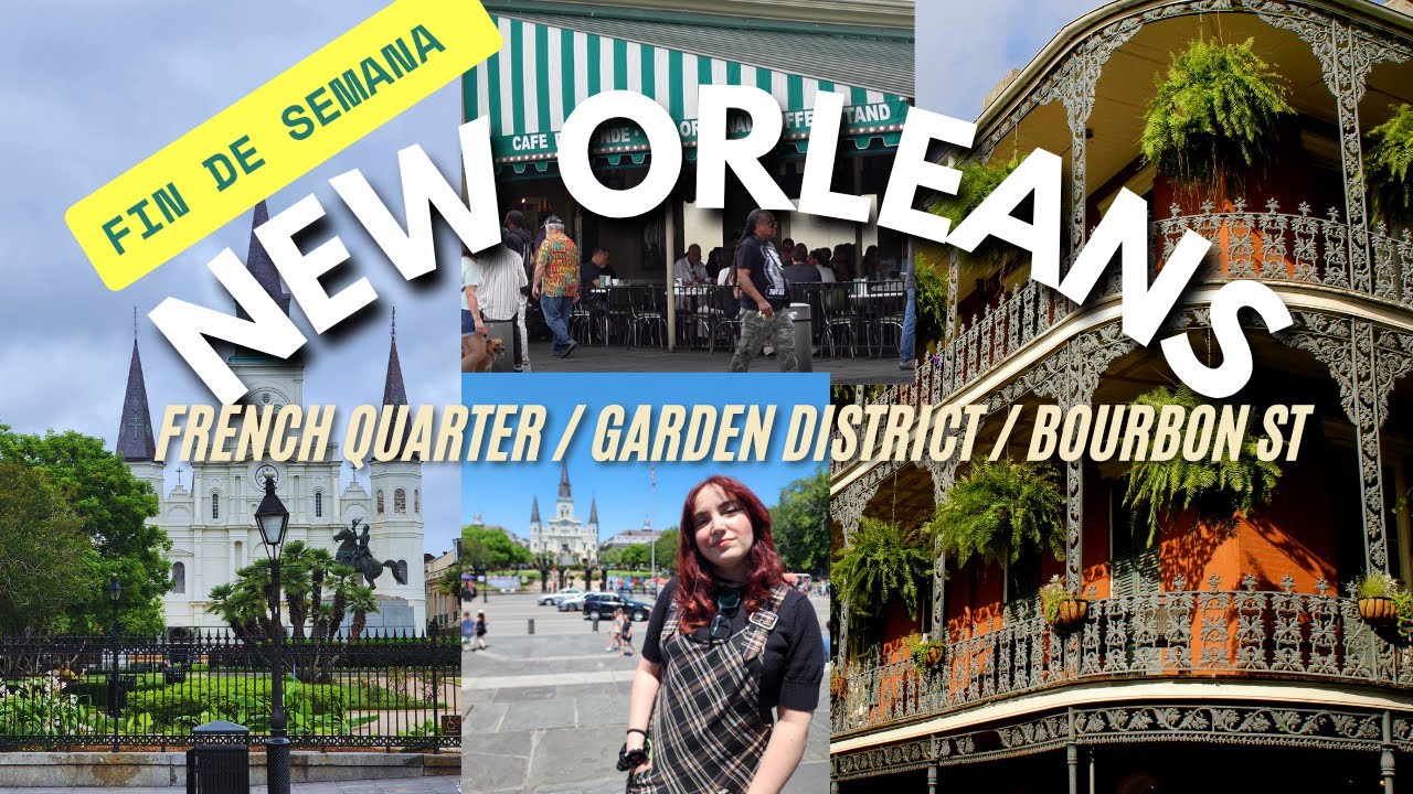 NEW ORLEANS : ¿Explora New Orleans en 3 DÍAS con MÚSICA, COMIDAS y HISTORIA?